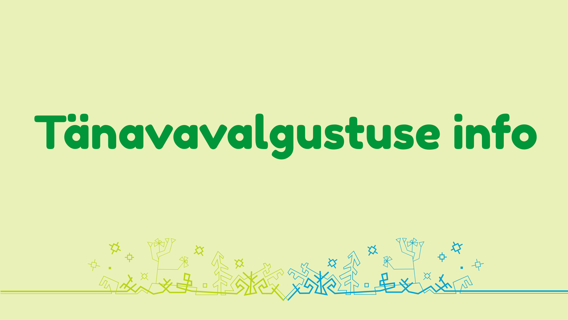 Tänavavalgustuse info